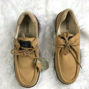 FREEPORT Men's Genuine Leather Shoes - Size 7.5